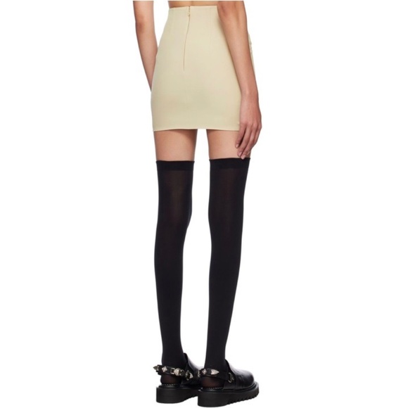 J KOO Beige Cut-Out Mini Skirt & Top New with tags - Picture 10 of 15